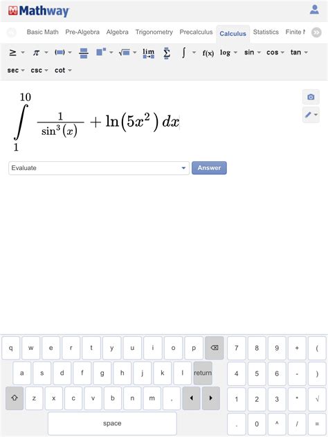 Step 4. . Mathway integral